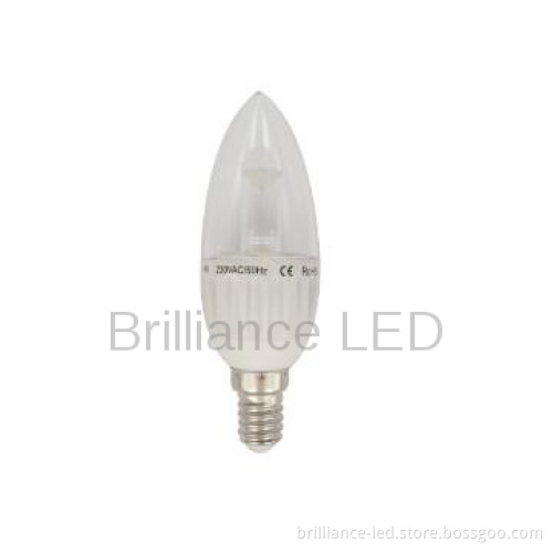 LED Mini Chandelier Candle, LED Bulb, E12, Warm White